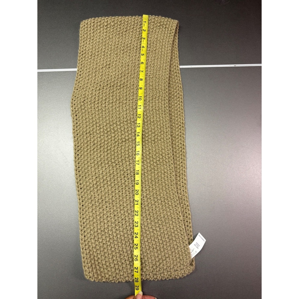 Old Navy Tan Khaki Chunky Knit Infinity Scarf NWT Loop Winter Wrap preppy